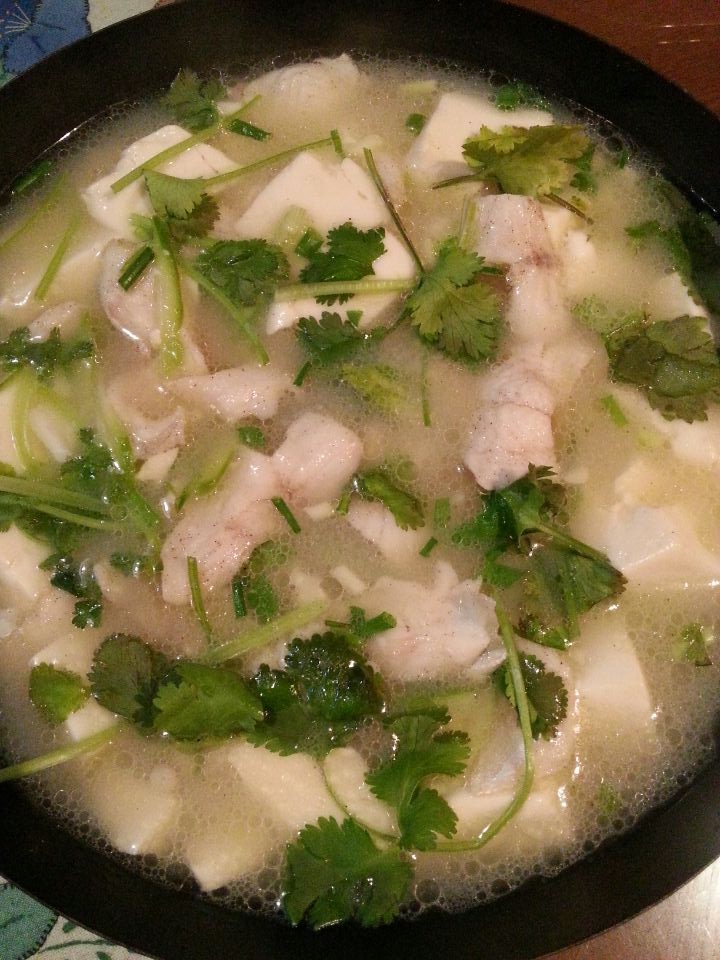 花椒鲈鱼豆腐汤