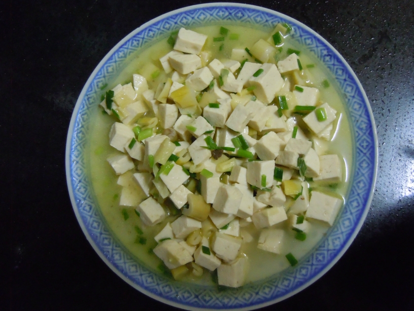 扁尖豆腐