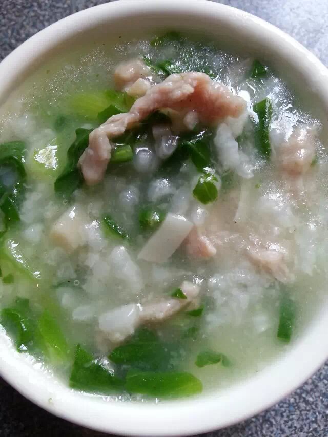 生滚肉丝粥