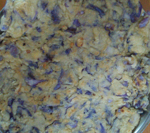 紫包菜煎饼
