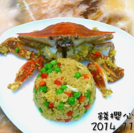 咖喱螃蟹炒饭