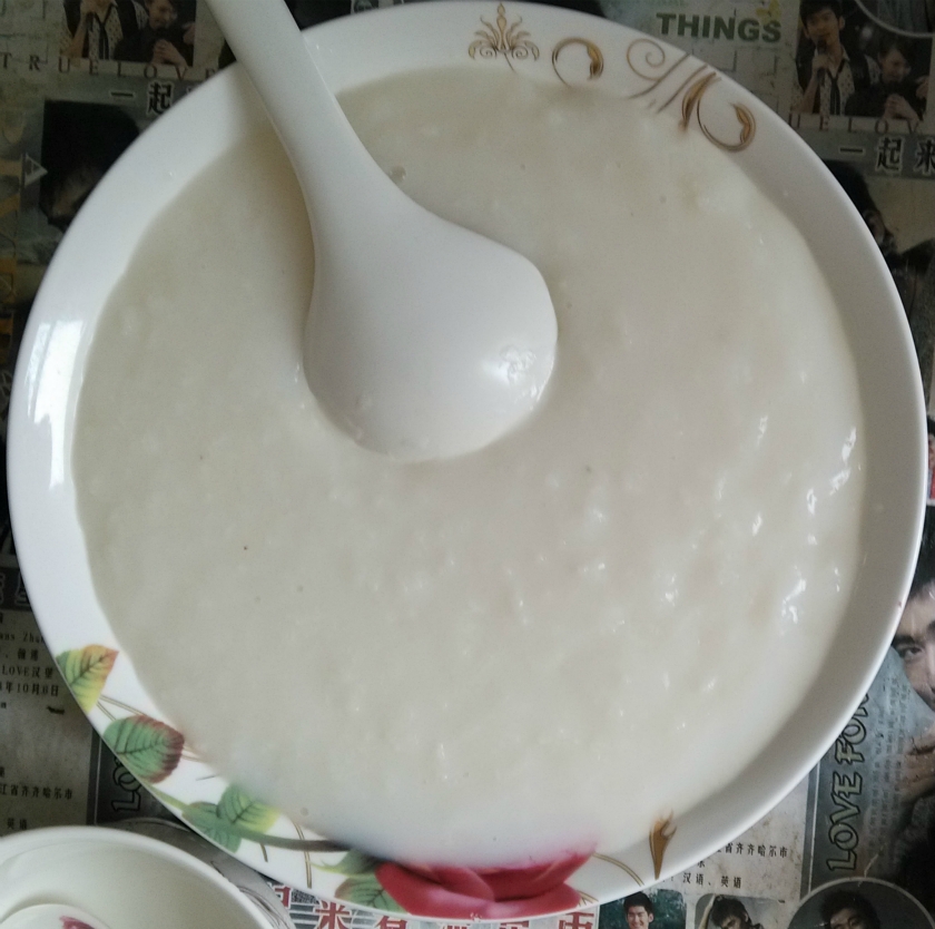 椰汁白米粥
