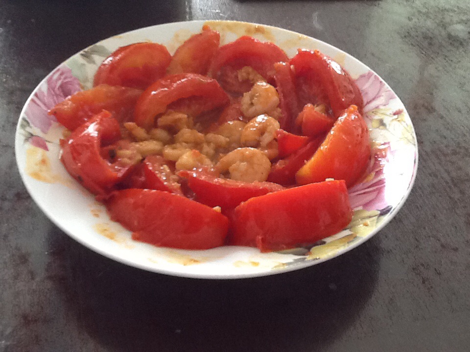 番茄炒虾