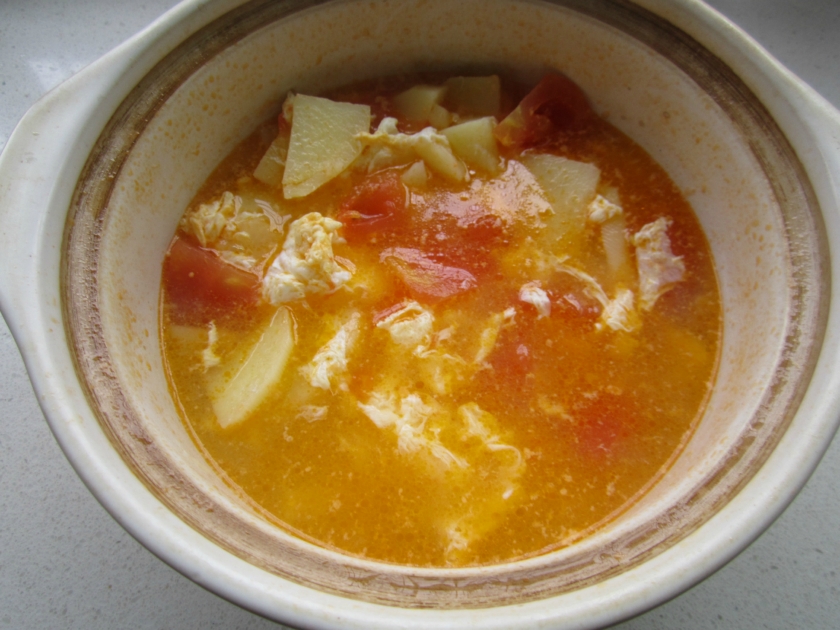 土豆西红柿蛋汤