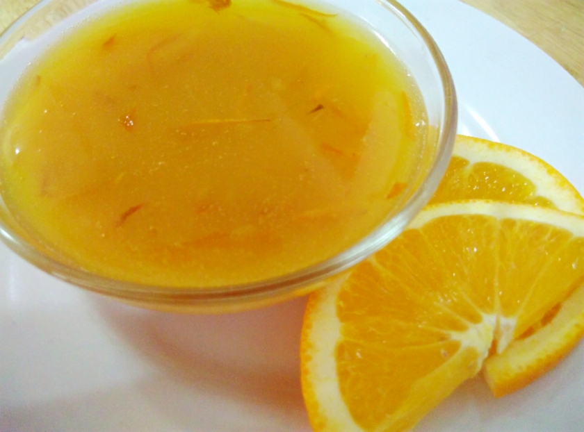 鲜橙蜂蜜酱汁