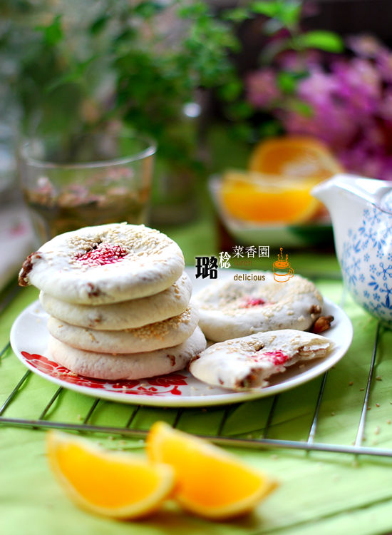 芝麻玫瑰饼