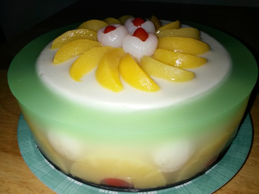 班兰千层水果啫喱蛋糕