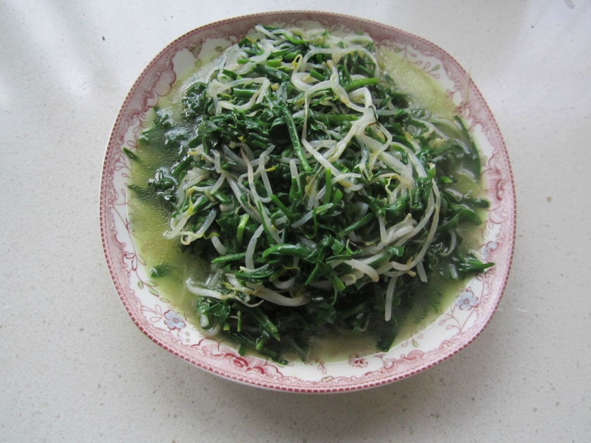 韭菜绿豆芽