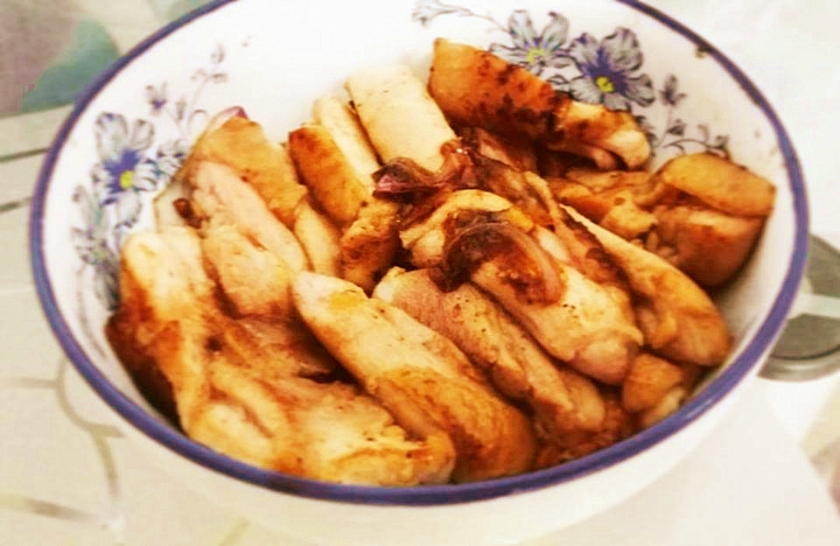 日式姜燒雞腿