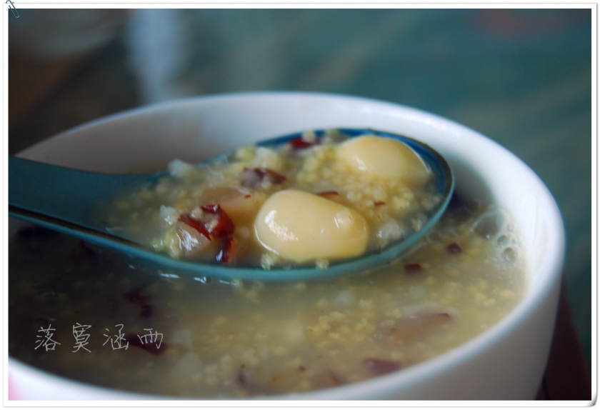 红枣小米疙瘩汤