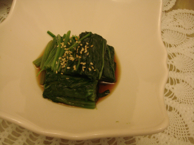 日式凉拌菠菜