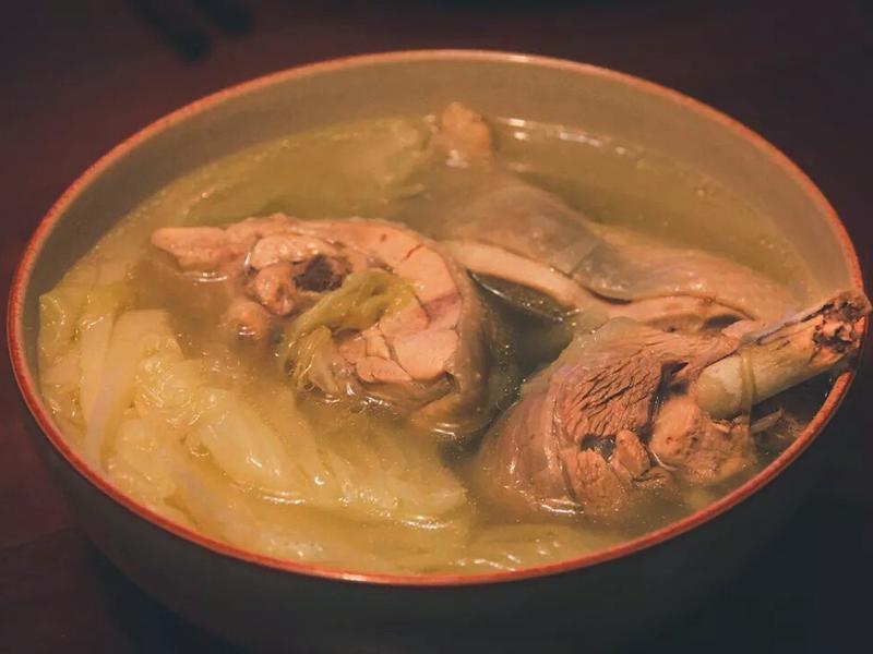 [电锅]大白菜炖鸡汤
