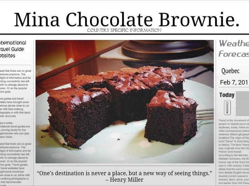 ღMinaღ Brownie. 布朗尼.