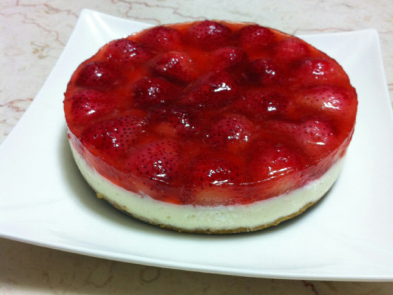 草莓冻起司蛋糕