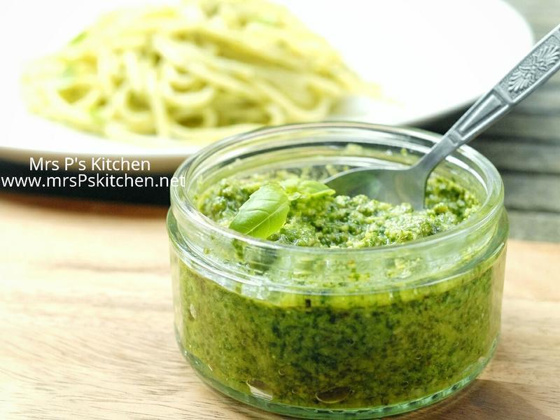 自制简易青酱Pesto【五分钟】