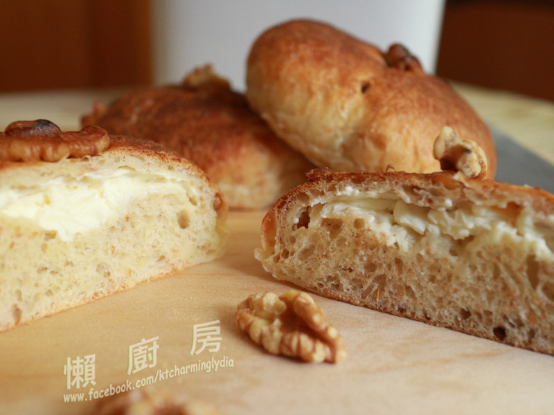 核桃奶油乳酪面包『Panasonic制面包机』