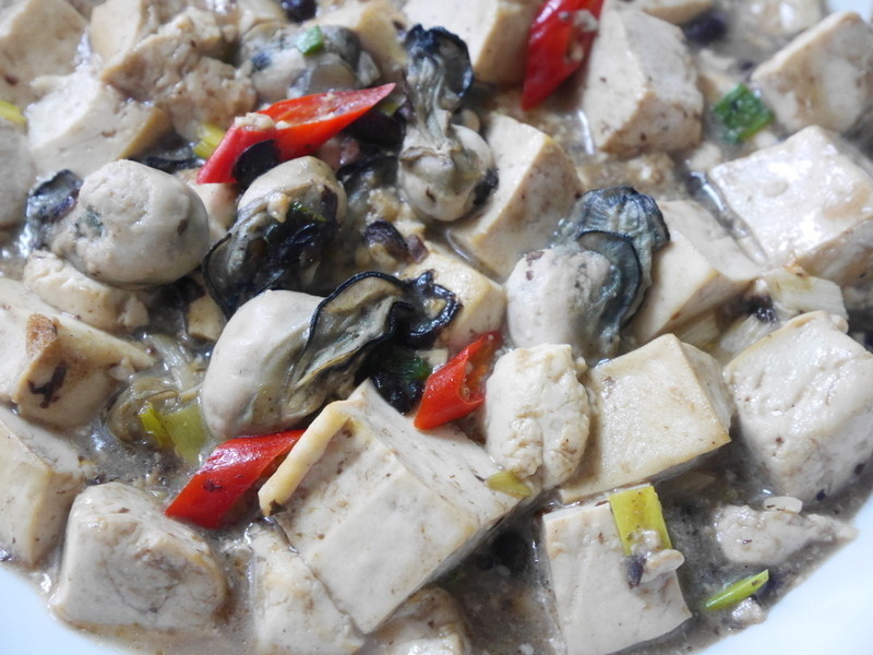 豆豉豆腐鲜牡蛎
