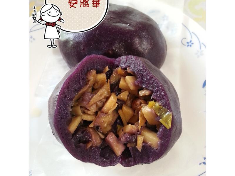 紫薯竹荀地瓜包