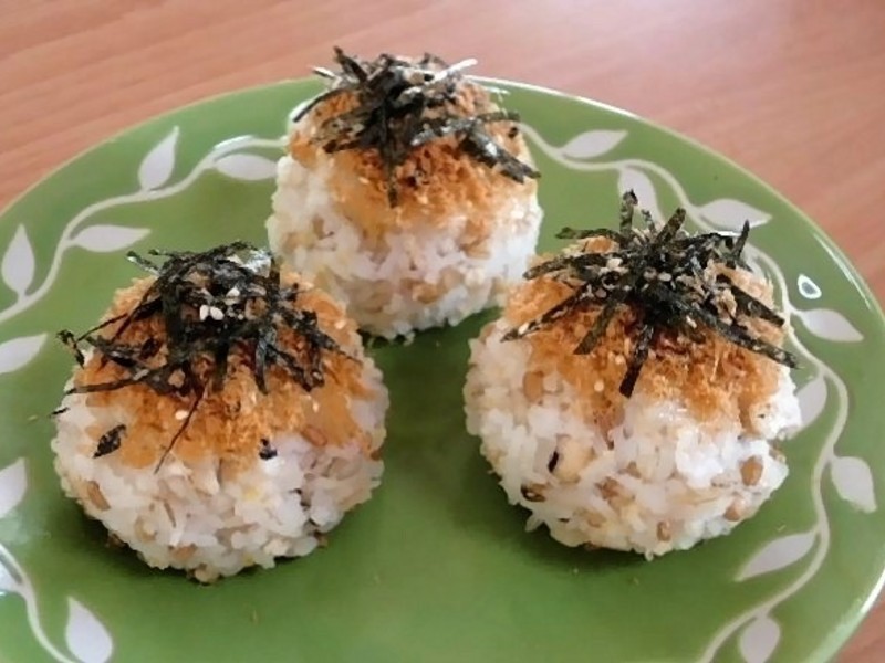 日式肉松海苔丝小饭丸