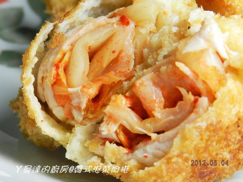 韩式泡菜肉卷