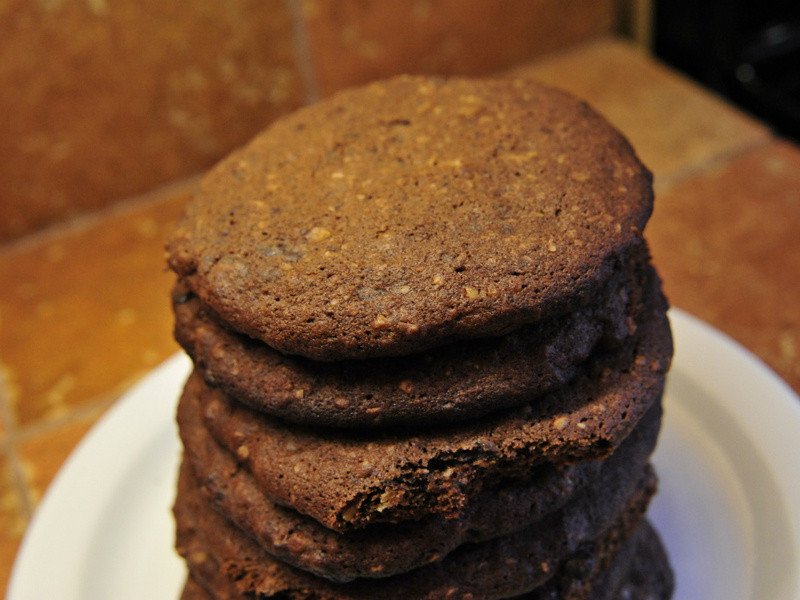 巧克力燕麦软饼干 | Chocolate Oat Soft Cookies