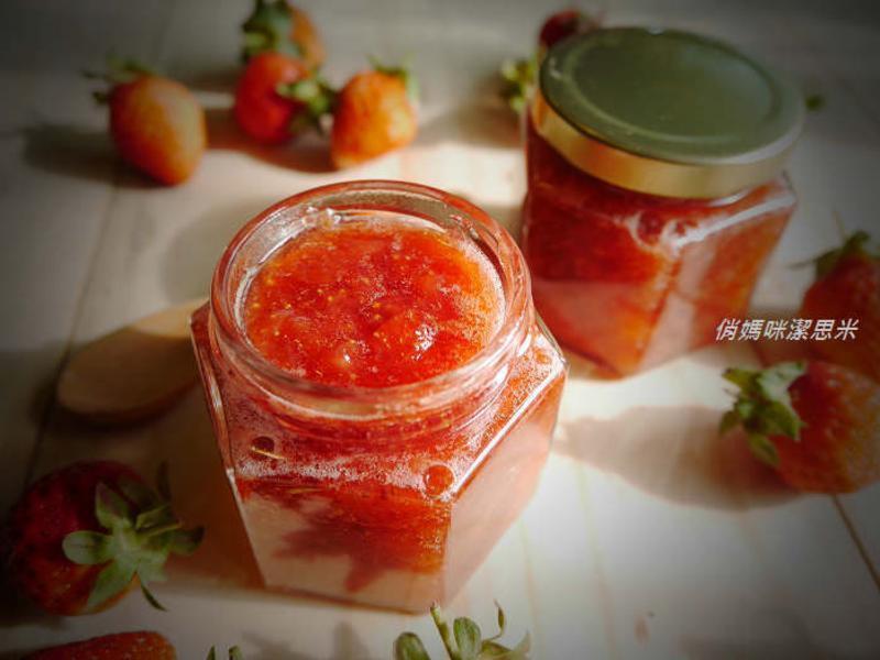 ✿草莓果酱✿用天然水果果胶助凝固の小配方