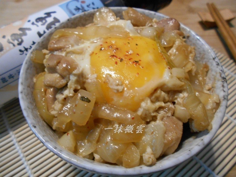 洋葱鸡肉盖饭【淬酿日式下午茶点】