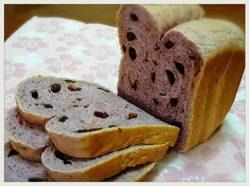 紫薯葡萄干吐司（面包机）