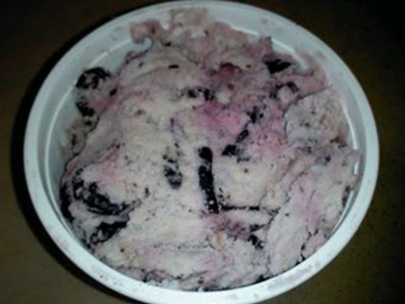 义式蛋白莓果冰淇淋