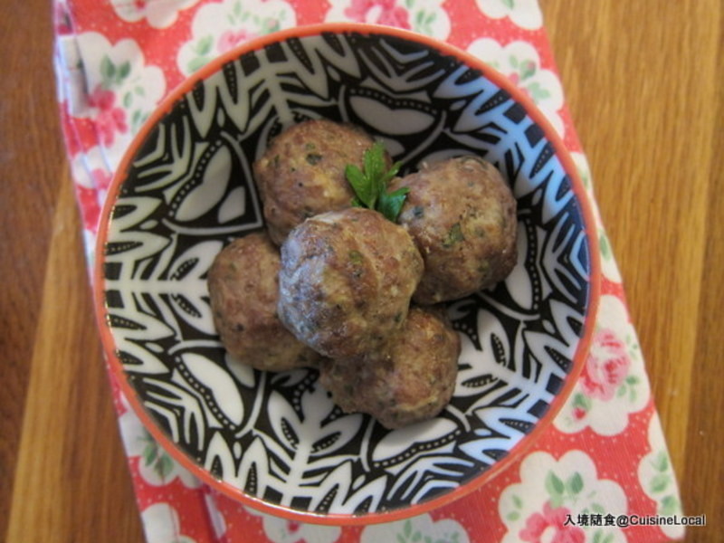 老少咸宜的义式牛肉丸子 {Italian Meatballs}