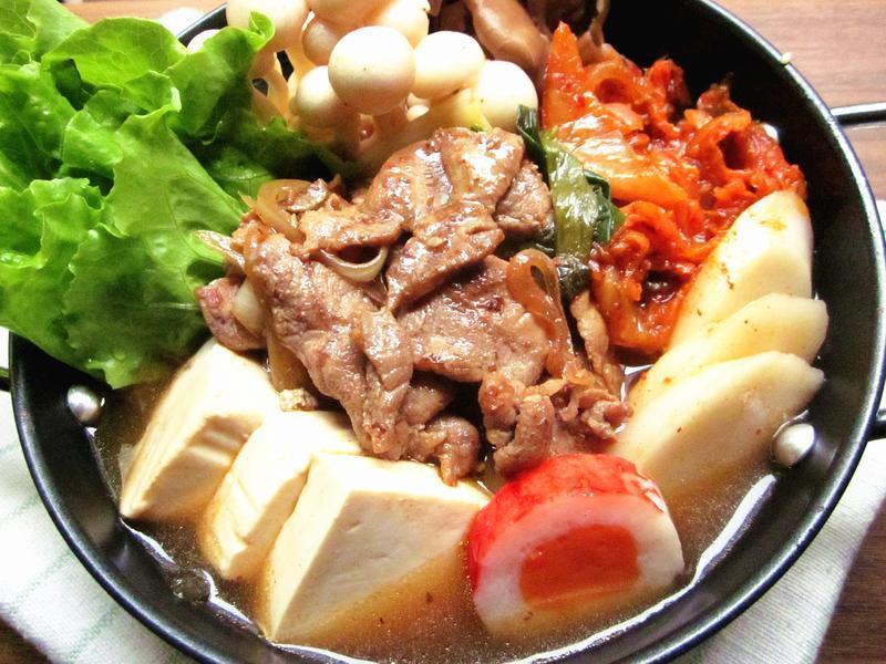 韩式泡菜烤肉锅