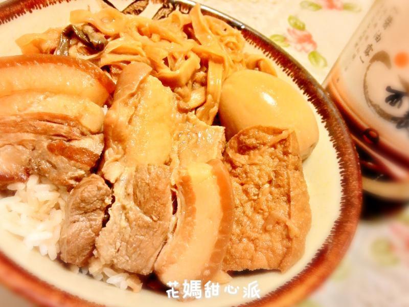 笋干控肉饭