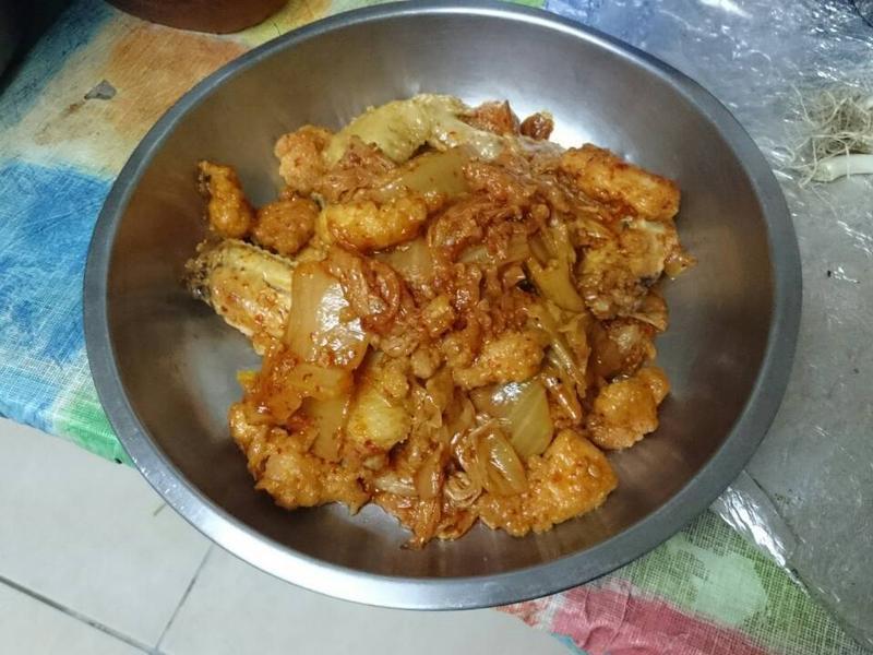 韩式辣泡菜鸡翅