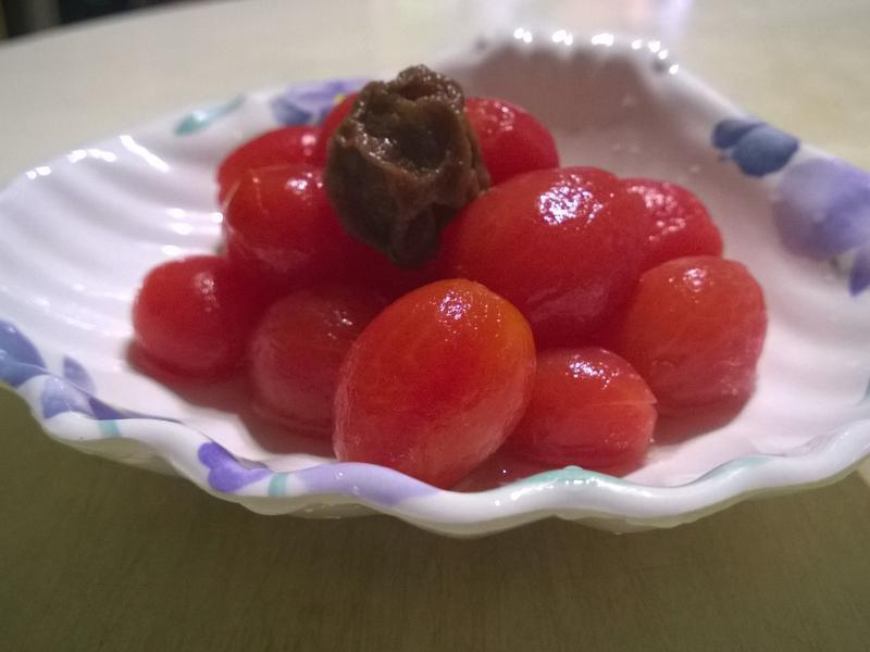 梅渍番茄