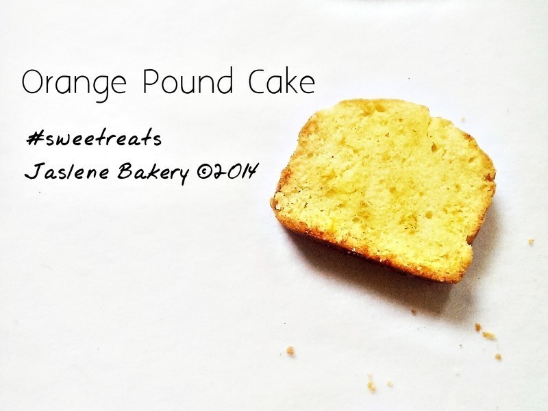 香橙磅蛋糕Orange Cake