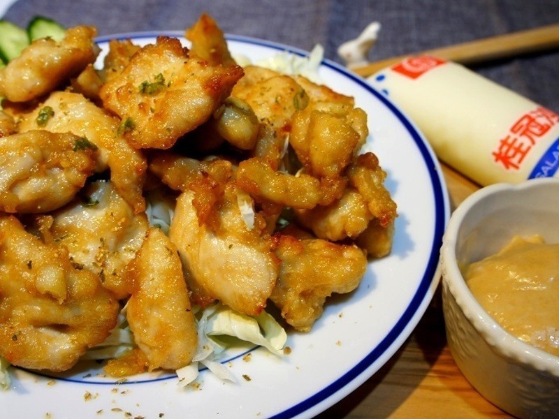 【桂冠沙拉就酱调】日式炸鸡与味噌沙拉酱