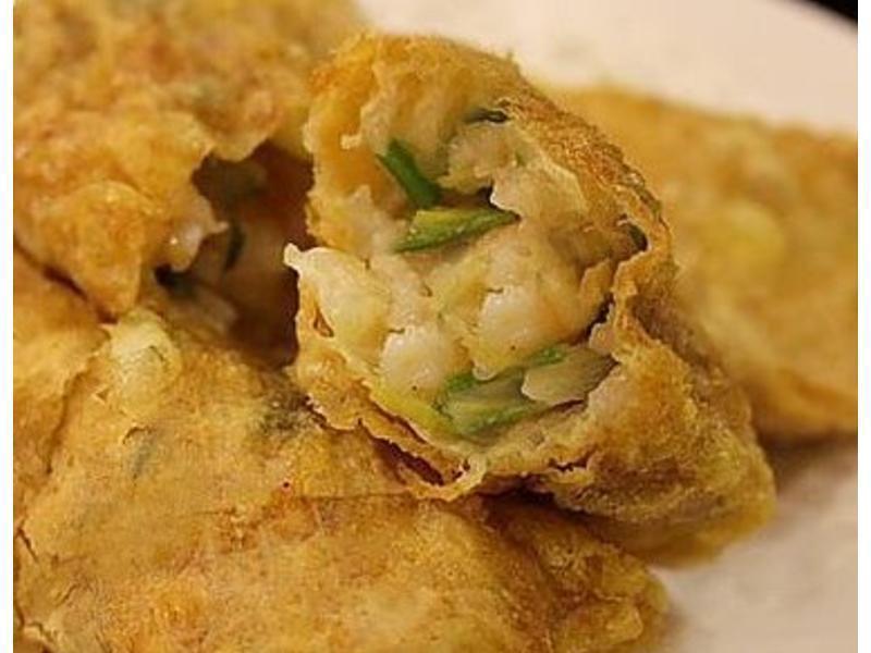 腐皮鲜虾卷