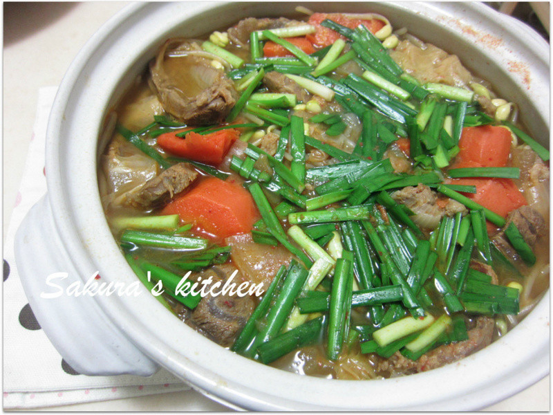 韩式萝卜牛肉汤