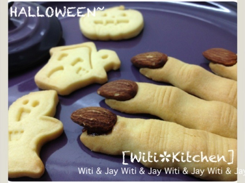 [Witi✿Kitchen]巫婆手指饼 Halloween 万圣节饼干