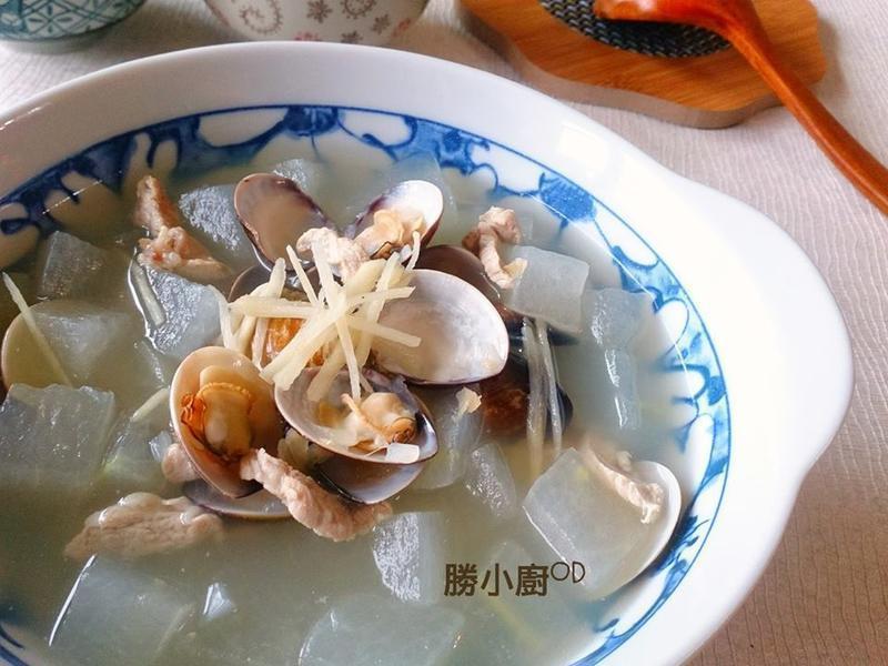 肉丝蛤蜊冬瓜汤