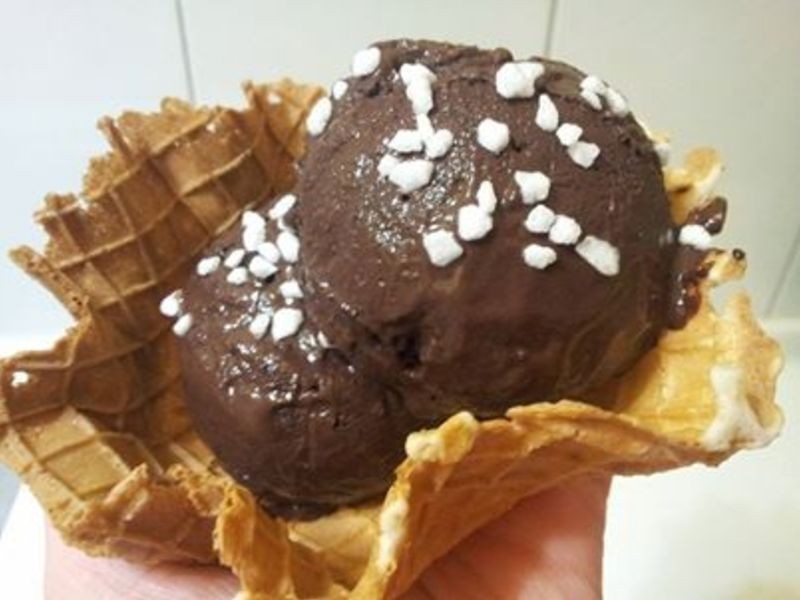 (免鸡蛋)巧克力冰淇淋（初体验）
