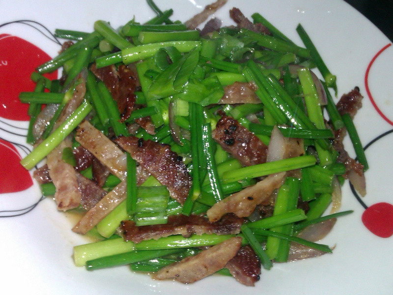 美珍香肉干丝（鸡肉干＆猪肉干）炒韭菜花