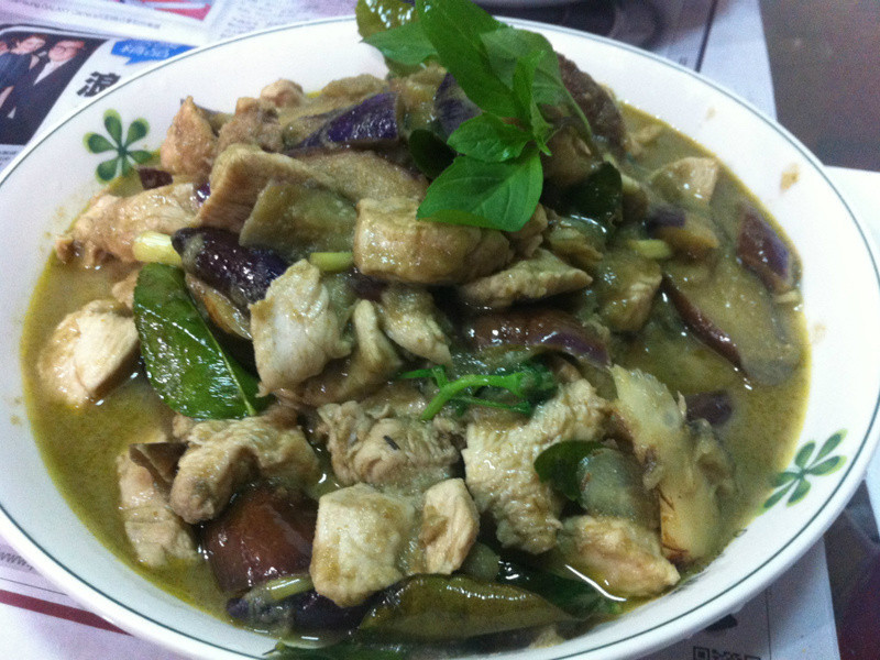 泰式椰汁绿咖哩鸡