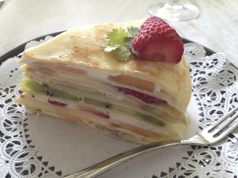 法式千层薄饼水果蛋糕