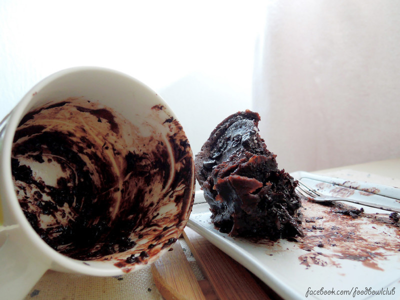 2分钟－微波炉巧克力杯子蛋糕