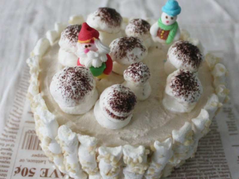 【肉桂打喷嚏】圣诞蘑菇森林蛋糕