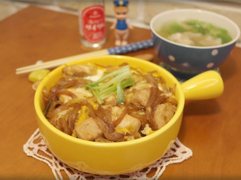 鸡肉亲子丼饭-鸡肉和鸡蛋的完美组合!!