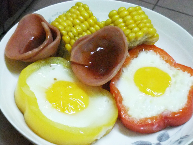 『蔬果蒸蛋营养早餐』
