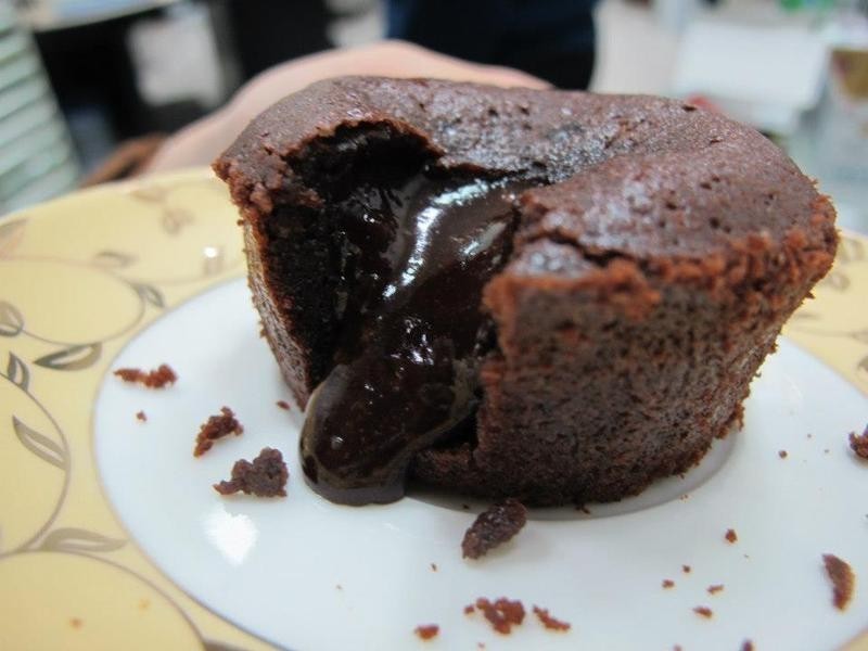 爆浆熔岩巧克力蛋糕