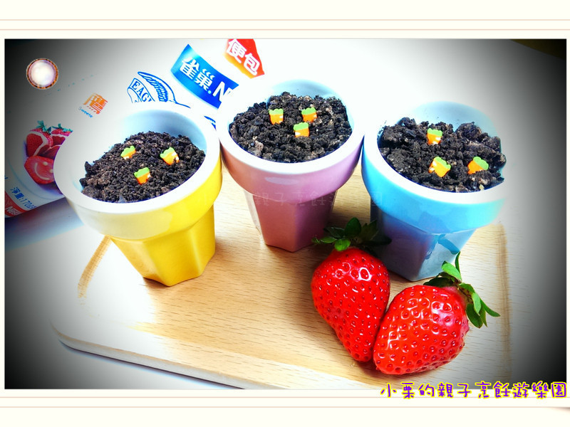 炼奶草莓盆栽-种草莓,长出胡萝卜?=(好彩头)~草莓就爱鹰牌炼奶